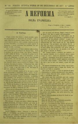 A Reforma de 20 de dezembro de 1877